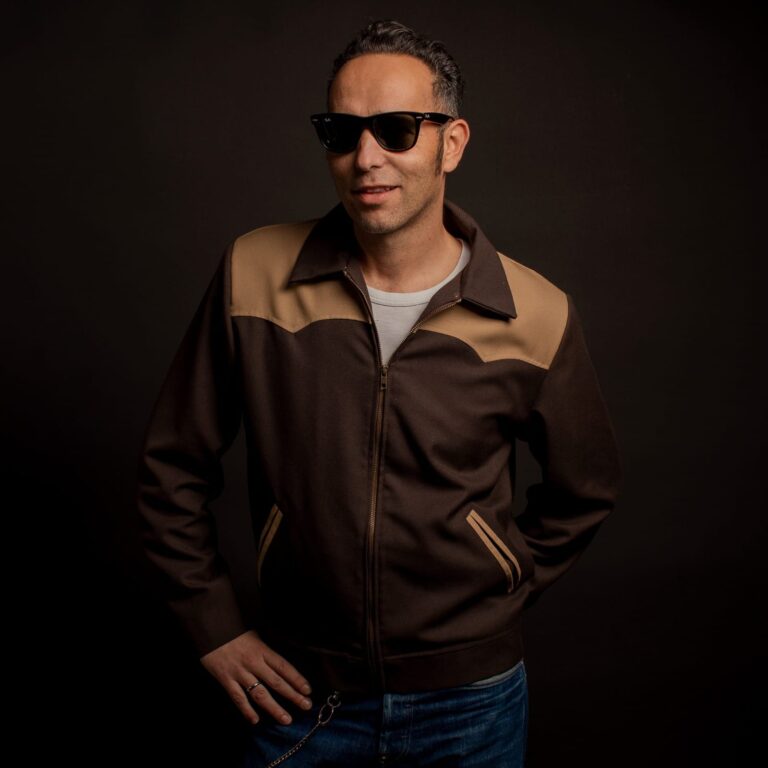 Combi Jacket marrón y beige